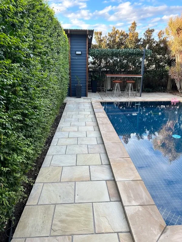 Completed pressure washing project